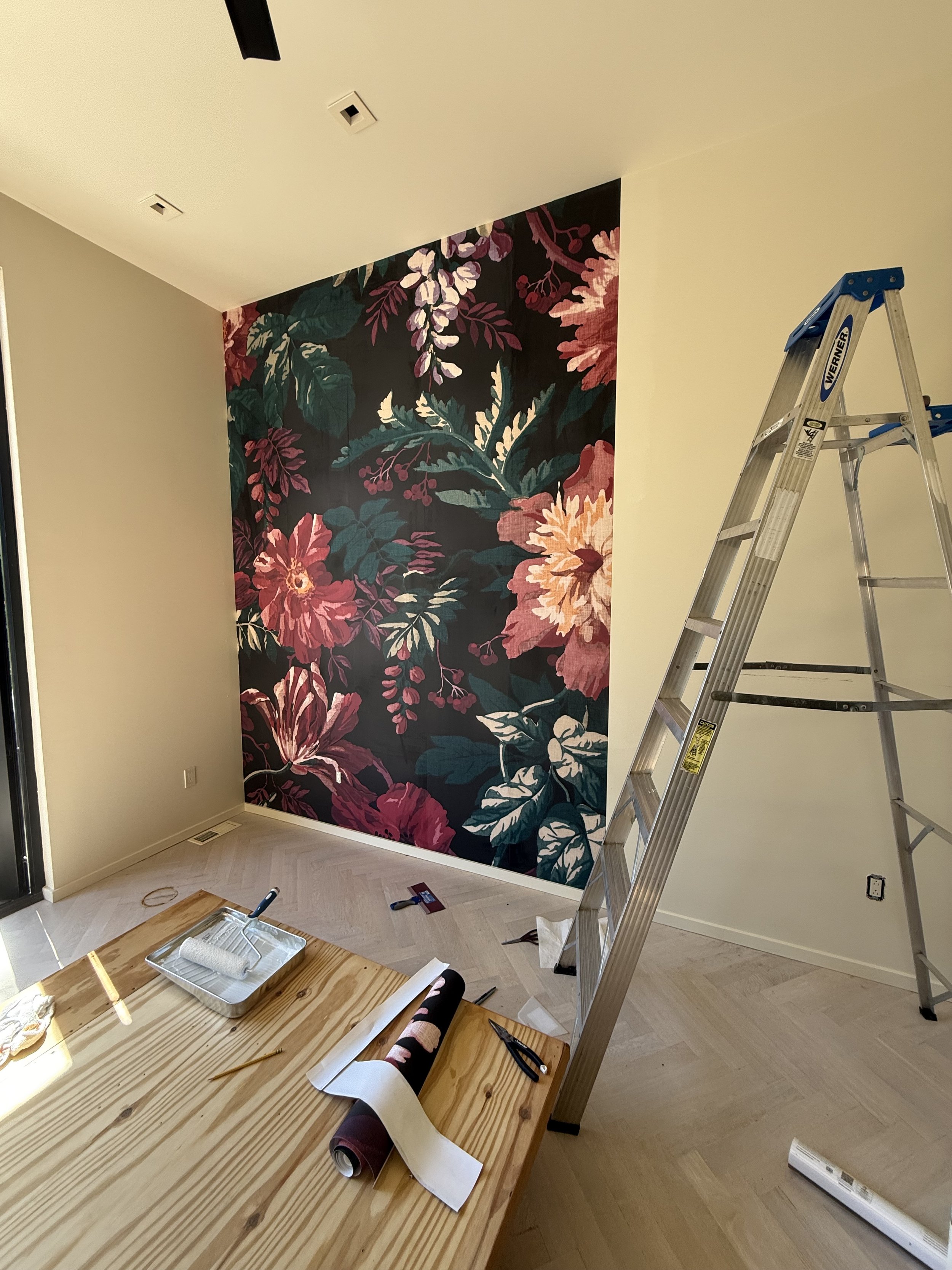 Ckpaintworks Feature Wall Installation in Charlotte
